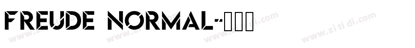 Freude Normal字体转换